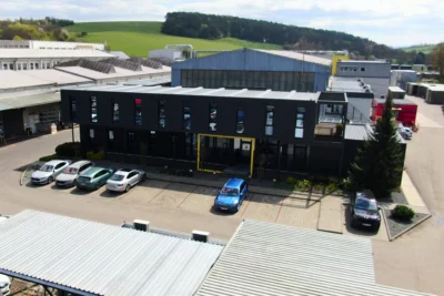 Výrobní areál Moravia Containers z ptačí perspektivy