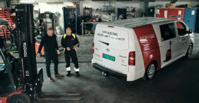 Servisní podpora manipulační techniky Toyota