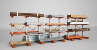 Konzolový regál pro dlouhé materiály